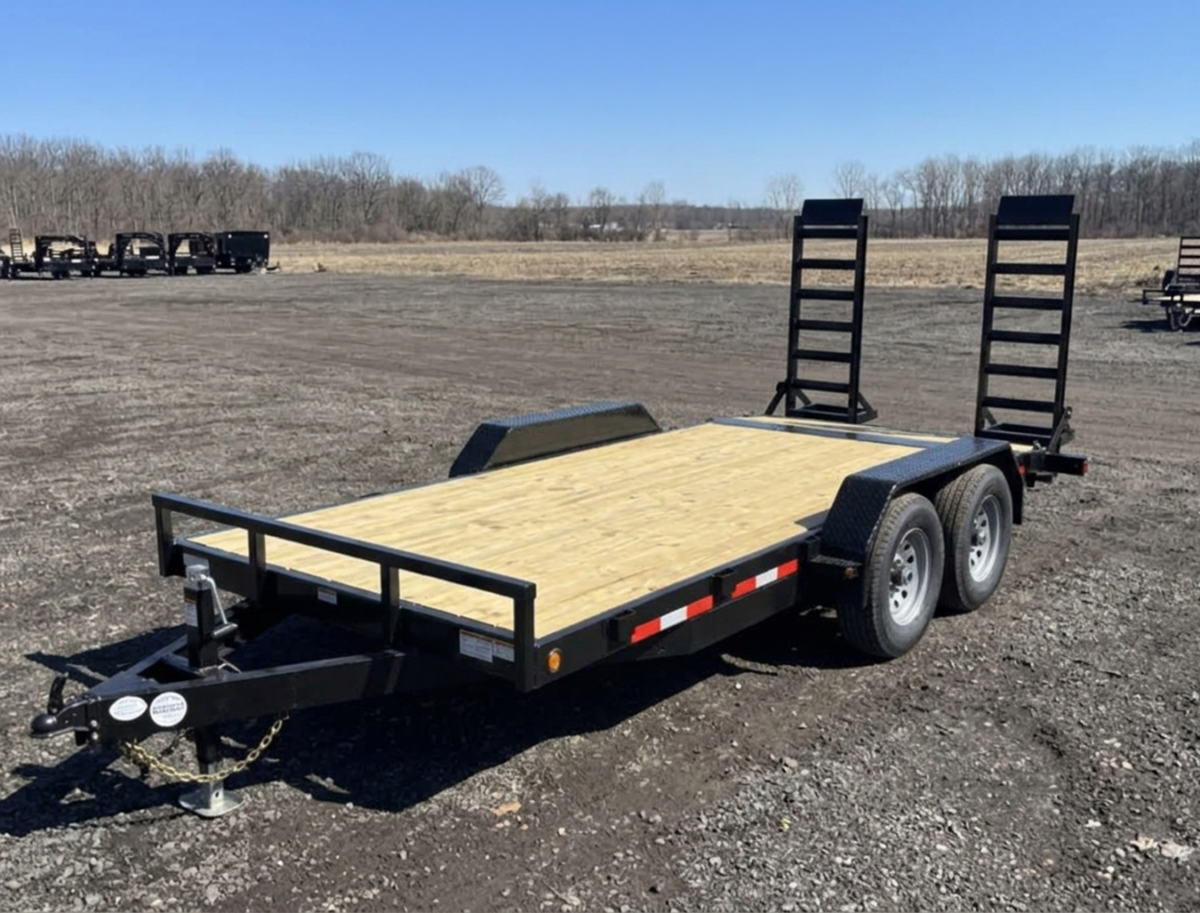 7x24 Heavy Equipment Hauler 14,000 lbs GVWR