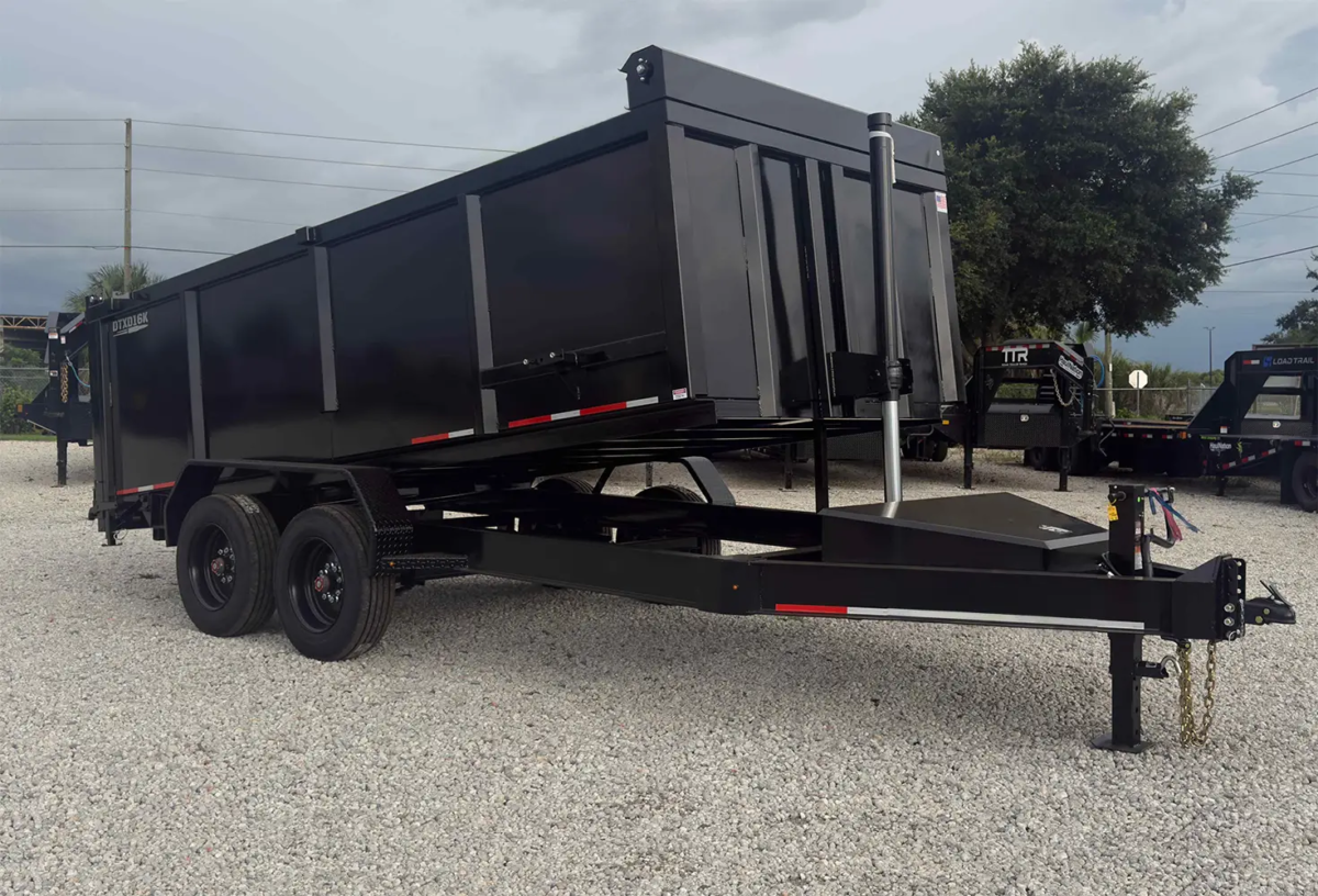 7x16 Heavy Hauler Dump Trailer 14,000 lbs GVWR